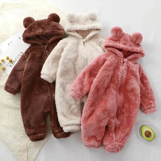 Baby Bear fluffy onesie